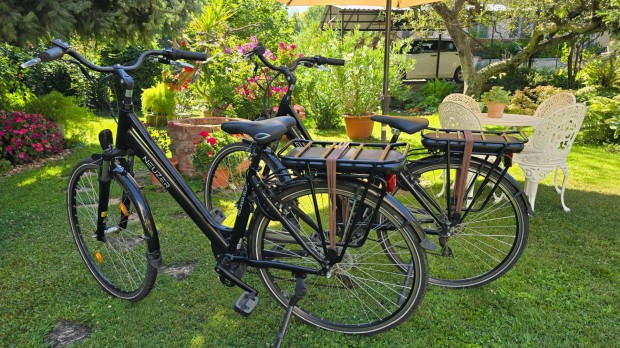 Elad 2db. Neuzer Hollandia Delux, ni E-bike, fekete