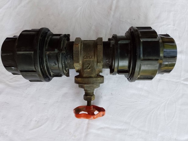 Eladó 2db kpe csö idom 50.8mm-es 1db réz csap Zalaegerszegen