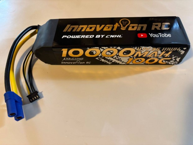 Eladó 2db új 3S 11,1 Volt 10.000 mAh 100C Rc Lipo akku