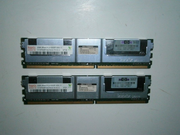 Elad 2x2GB Hynix / HP DDR2-es memria