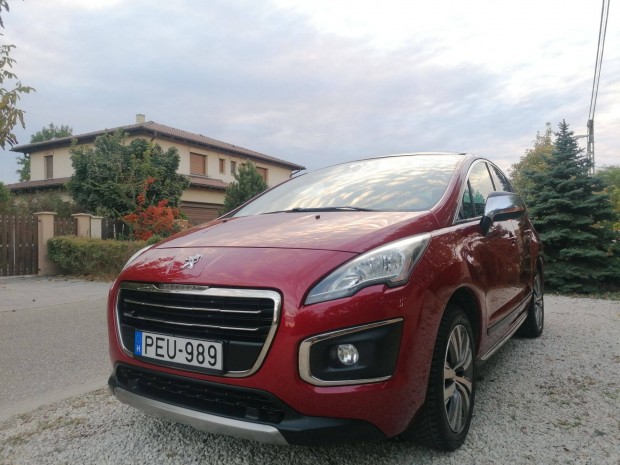 Eladó 3008 Diesel, Allure, Bordó SUV Egyedi Autónk!