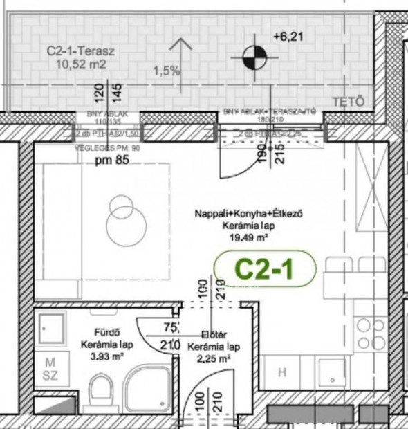 Elad� 30 nm-es lak�s Lev�l