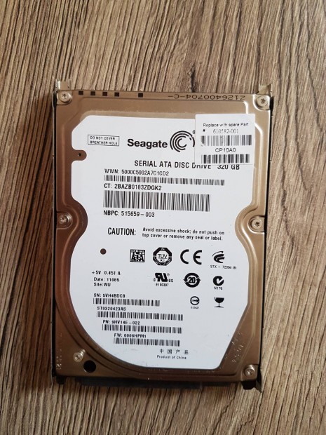 Elad 320 GB laptop HDD ( Pcs )