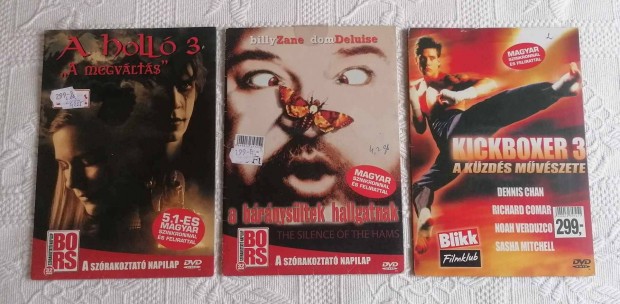 Eladó 3 Darab DVD Film Csomag / Vígjáték / Akció / Dráma