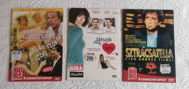 Eladó 3 Darab DVD Film Csomag / Vígjáték / Romantikus Vígjáték