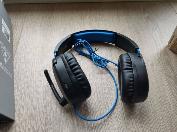 Elad 3 hnapos fekete Turtle Beach Recon 70P gamer fejhallgat