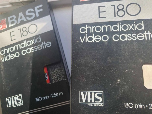 Elad 3db Basf, 2db Agfa retro Vhs kazetta