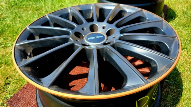 Eladó 4 db 18" GMP Italia Stellar fekete-narancs alufelni