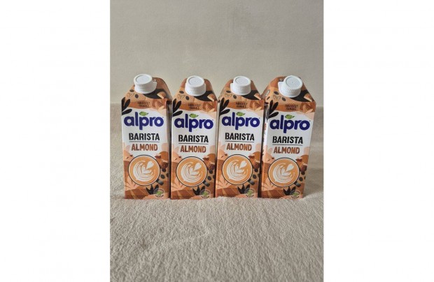 Elad 4 db alpro barista almond ital (Egyben, ron alul!)