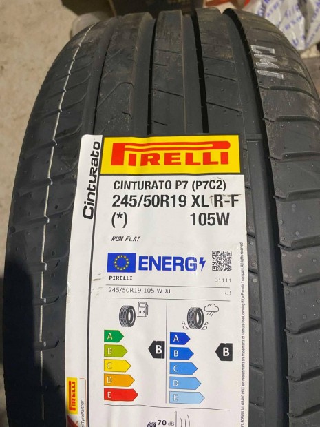 Elad 4 db j Pirelli Cinturato P7 245/50R19 nyri gumi