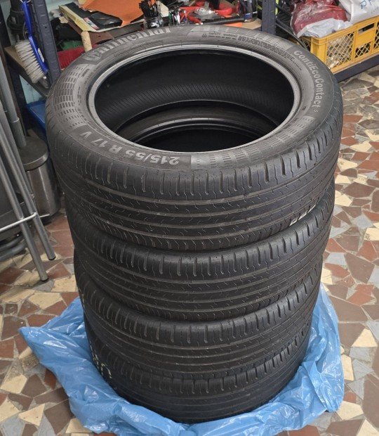 Eladó 4db Continental Contiecocontact 5 215/55 R17 94V 15.000 Ft 4db!