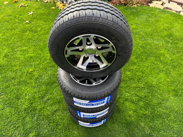 Elad 4db Trailer alufelni 195/55R10c gumival