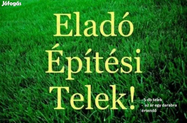 Elad 5db ptsi telek Helvcia