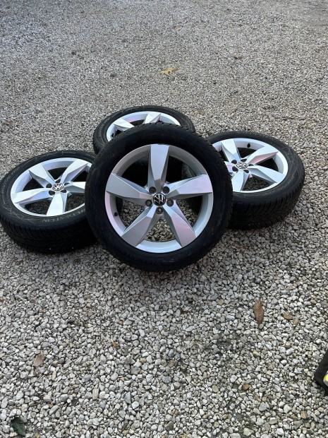 Elad 5x100 r17 gyri VW T-Cross alufelni szett tli gumival!