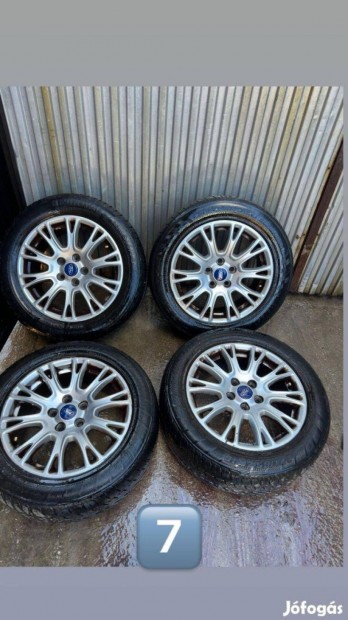 Eladó 5x108 17" gyári ford alufelni jó nyári gumikkal felni