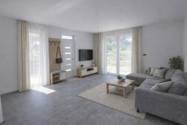 Elad� 60 m2 �j �p�t�s� ikerh�z, Vonyarcvashegy