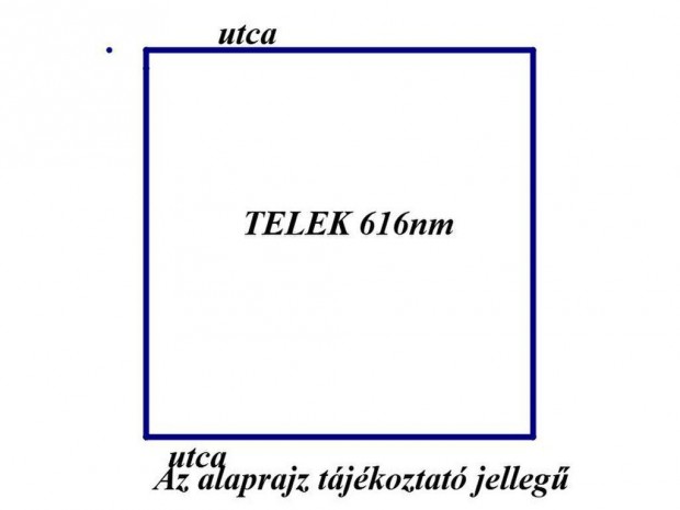 Elad� 616 nm-es telek Kaba