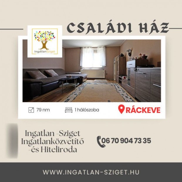 Elad 79 nm-es Feljtott Csaldi hz Rckeve