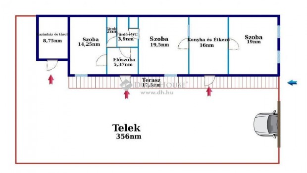 Elad 80 nm-es hz Palkonya