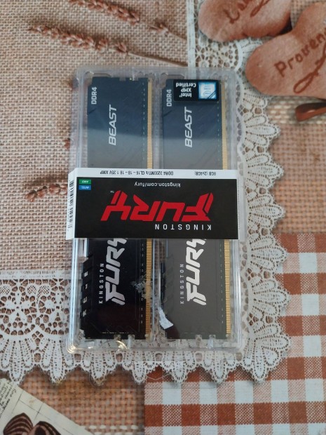 Elad 8GB 3200MHz DDR4 Kingston Fury Beast CL16 (2x4GB) RAM