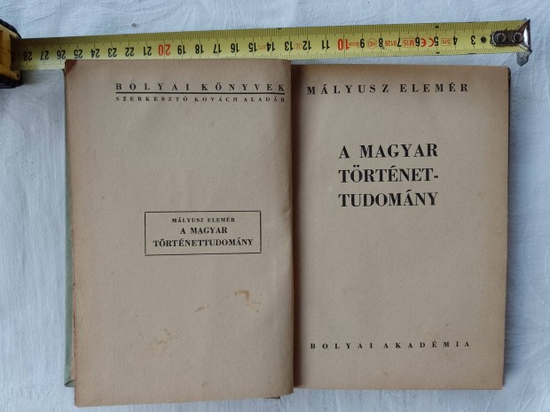 Eladó A Magyar Történettudomány könyv Zalaegerszegen