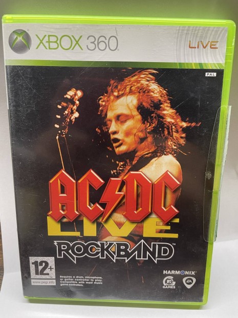 Eladó Acdc Live rockband Xbox 360 játék