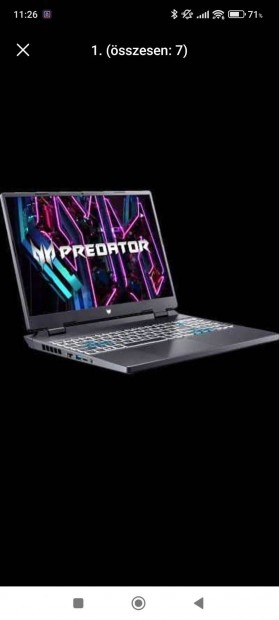 Elad Acer Predator Gamer laptop