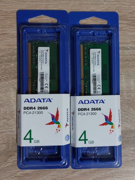 Eladó Adata DDR4 2666 2x4GB laptop memória
