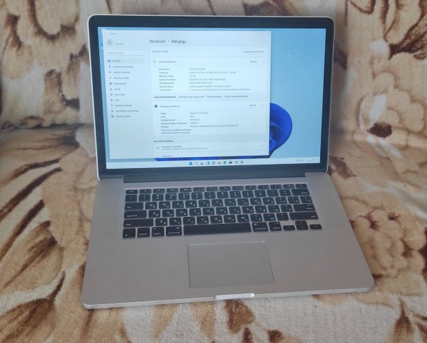 Elad Apple Macbook Pro 2015 - Rertina core i7 4. gen. szuper laptop