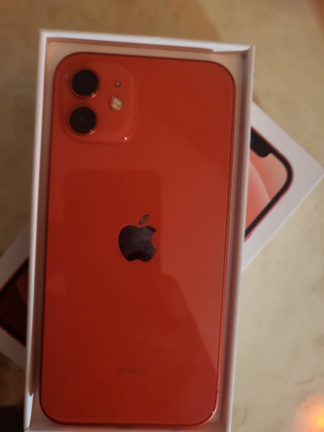 Elad Apple iphone 12 64 GB Red 90 ezer  irany r
