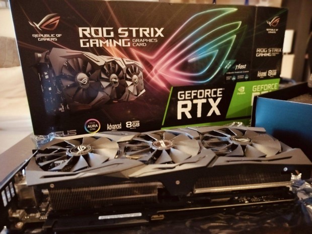 Elad Asus ROG Strix Rtx 2070 Advanced Edition 8GB videkrtya