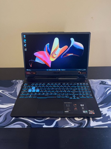 Elad Asus Tuf Gaming Laptop: Ryzen 7, Rtx 3050, 144Hz kijelz