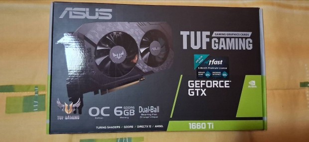 Elad Asus Tuf gaming 1660Ti 6GB videkrtya