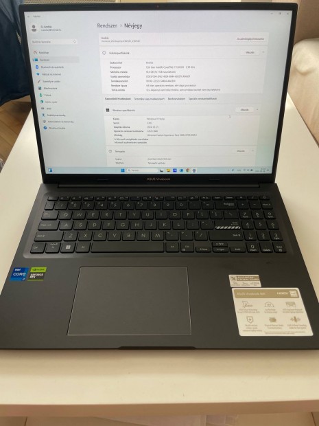 Elad Asus Vivobook 16X Intel I7 12th. Gtx 3050 120hz 16