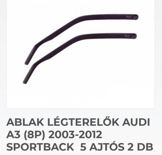 Elad Audi A3 8p 5ajts ablaklgterel