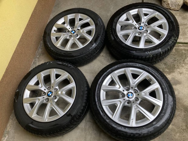 Eladó BMW 5x112 alufelni Pirelli Sottozero 205/60 R17 téli gumi