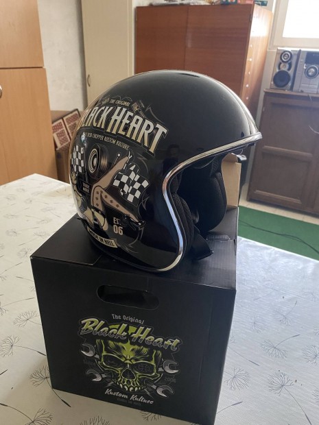 Elad Black Heart chopper buksisak - stt plexivel