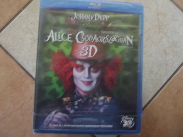 Elad Blue Ray Film : 66. Disney Alice Csodaorszgban 3D Blue Ray Film