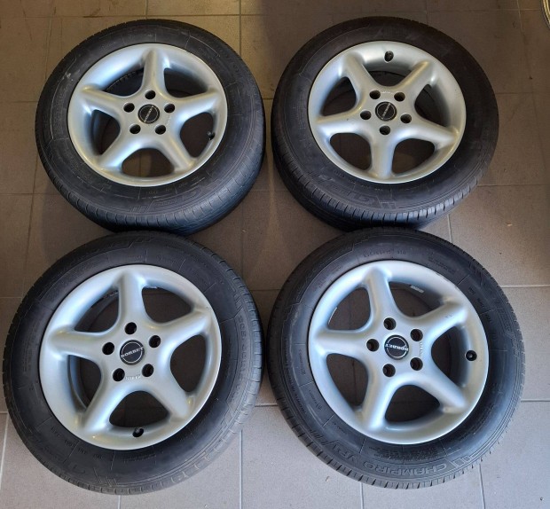 Eladó Borbet 5x112 15" alufelni szett nyári gumikkal