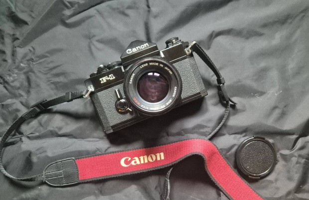 Elad Canon F-1+50mm 1.4 FD filmes fnykpez