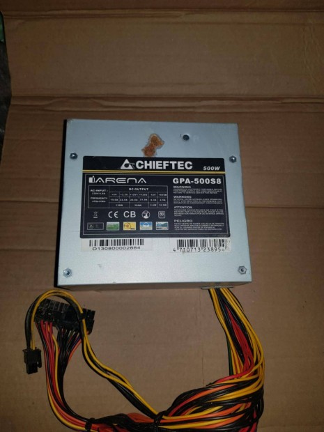 Eladó Chieftec tápegység 500w