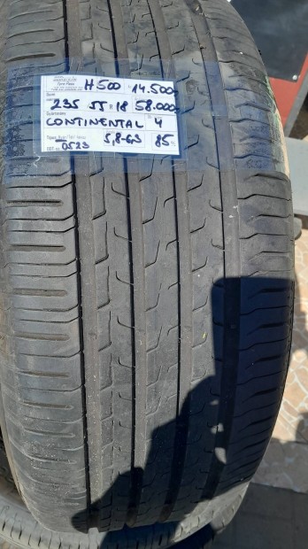 Eladó Continental 235/55R18 nyári gumi garnitúra