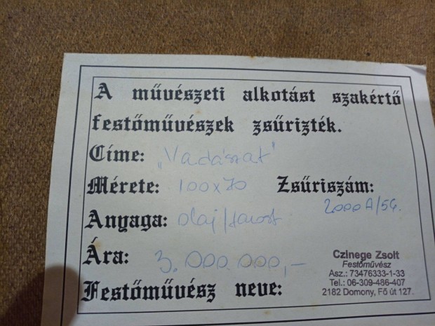 Elad Czinege Zsolt Festmny