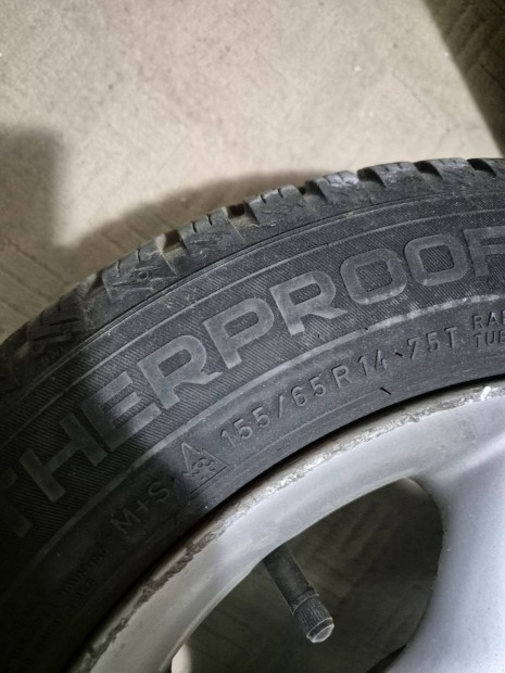 Eladó Daewoo Matiz 14" alufelni téli gumival