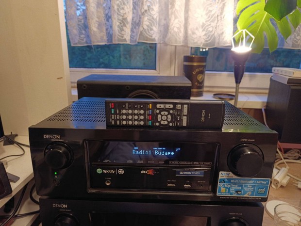 Eladó Denon AVR -X 1100W házimozi erősítőal gyári távval.(Picihibával