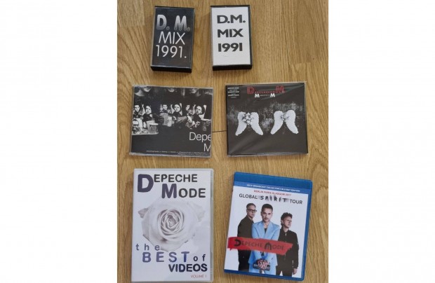 Elad Depeche Mode kazettk, CD-k, DVD s Blu-Ray