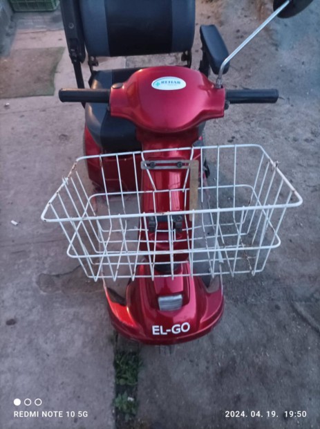 Elad El go elektromos moped 3 kerek (rokkantkocsi)
