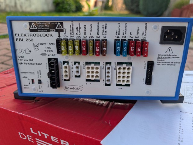 Eladó Elektroblock EBL 252 lakóautó, lakókocsi, hajó elektronika