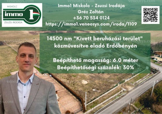 Elad Erdbnye belterletn, egy 14700 nm-es telek, amely megannyi