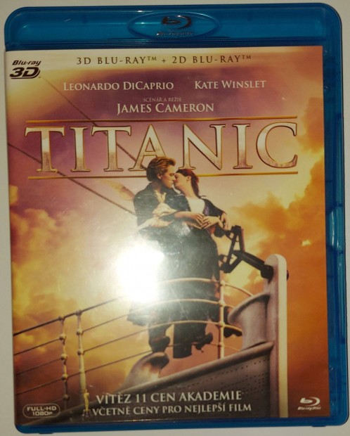 Eladó Eredeti Titanic 3D Angol Duplalemezes Blu-Ray